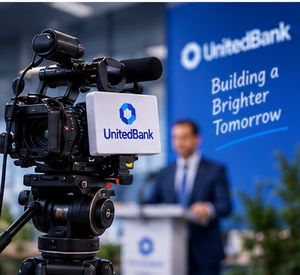 News camera recording a firstnatwest event